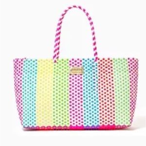 Lilly Pulitzer Woven Tote. NWT.